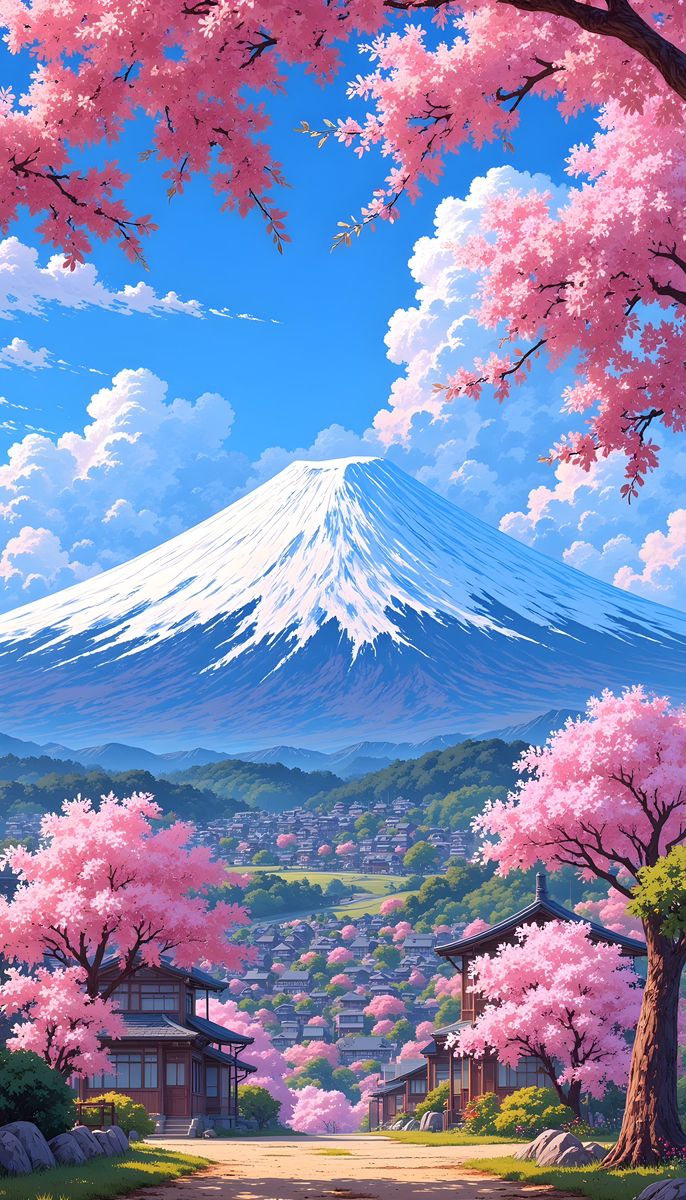 Oversized Mt. Fuji  Hoodie